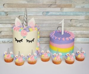girly unicorn cakes design​ unicorn cake design 2 layers unicorn cake rainbow unicorn birthday cake​