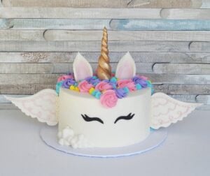 girly unicorn cakes design​ unicorn cake design 2 layers unicorn cake rainbow unicorn birthday cake​