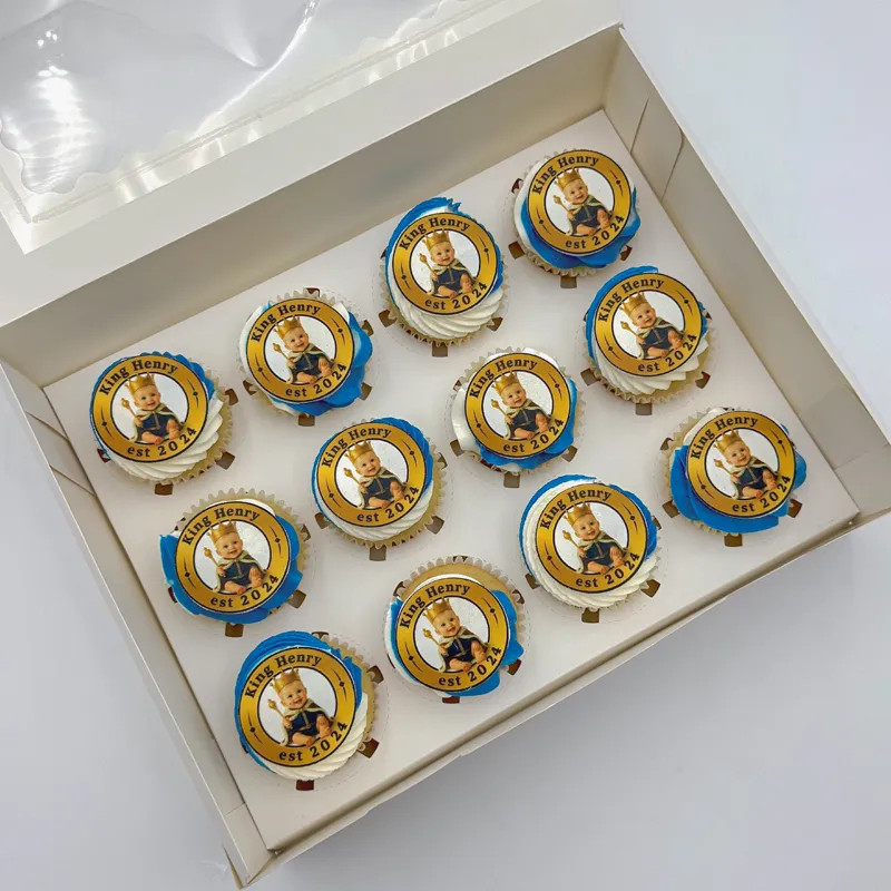 Custom Logo Cupcakes