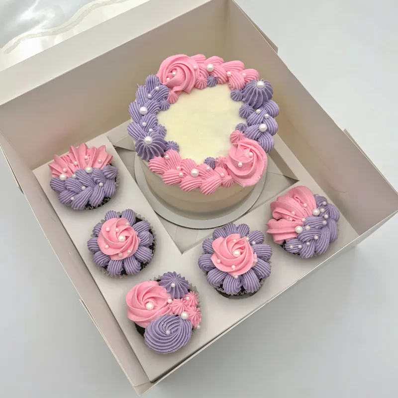 Lilac & Blush Bento Box