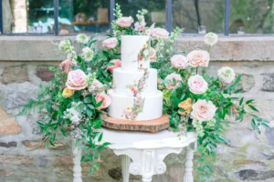 wedding cake flowers