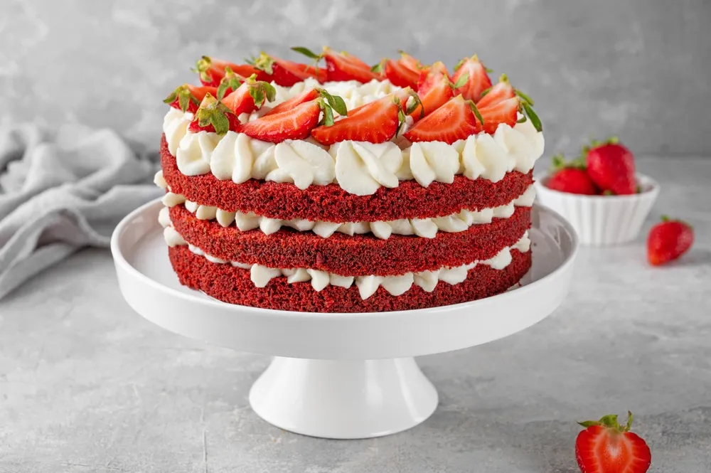 how to make a naked cake