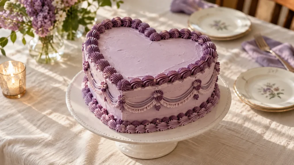 Vintage Heart Cake orange county